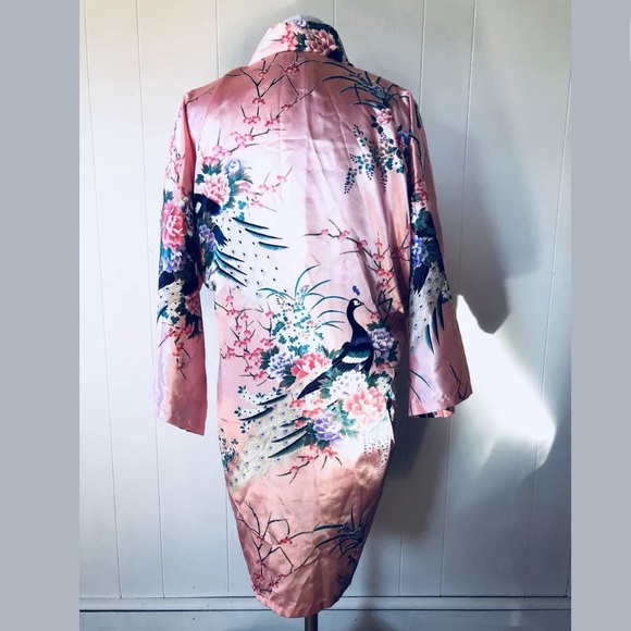 ♦️SOLD‼️Juguemm Kimono Robe  Japanese Peacock - Picture 7 of 8